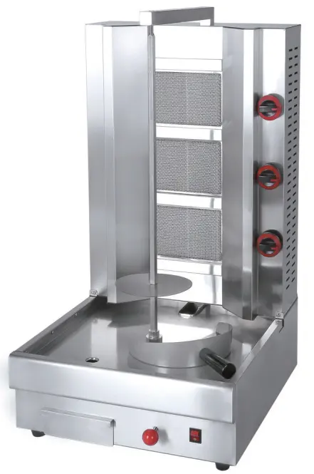 5 Burners Middle East Grill Gas Shawarma Gas Kebab Machine