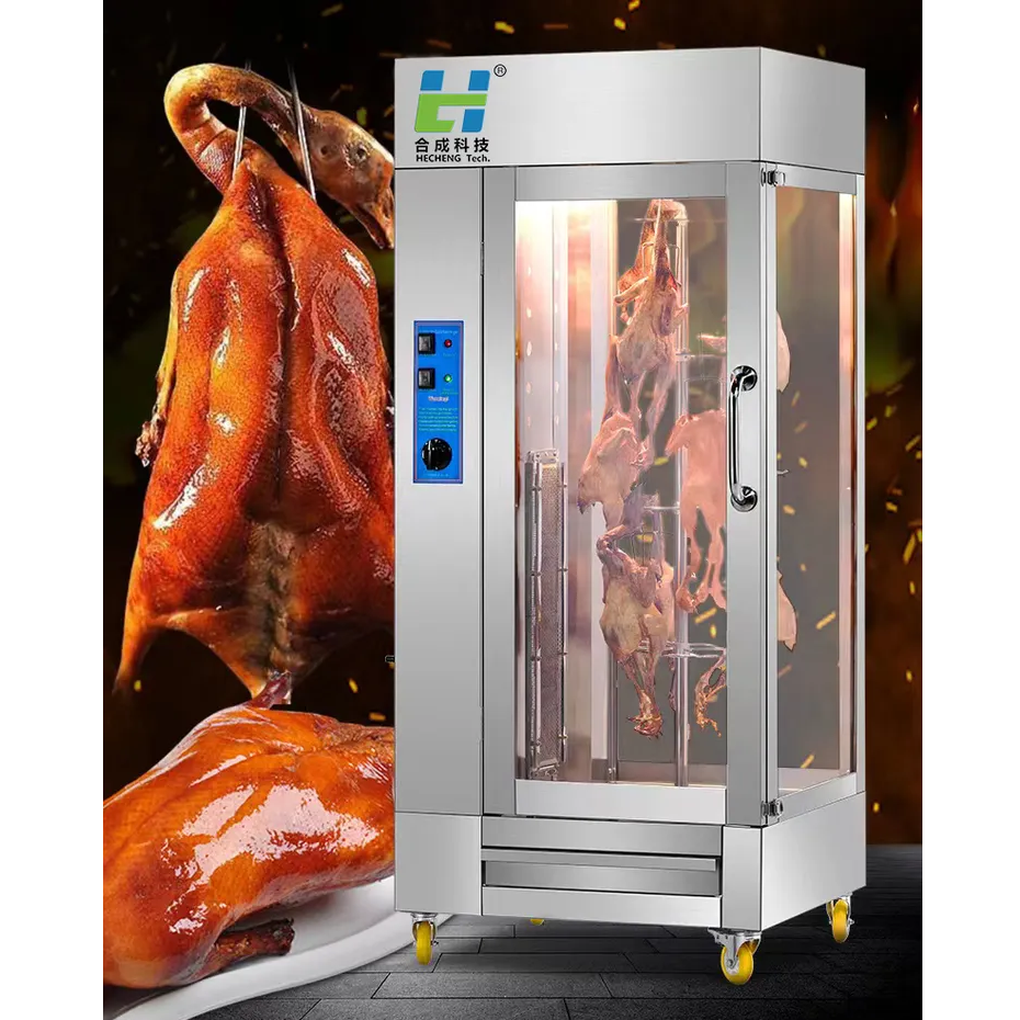 Restaurant Kitchen Equipment Stainless Steel Rotisserie Chicken Oven Roasted Chicken Oven Roasted Duck Making Machine