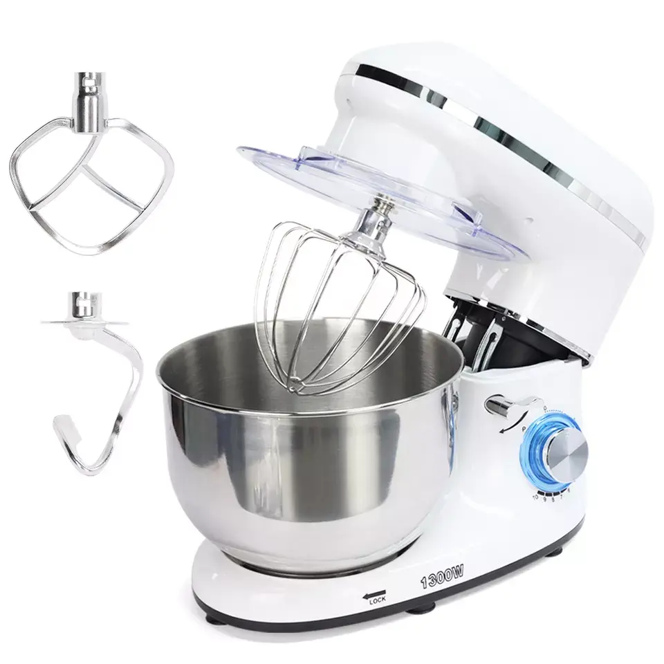 Electric food mixers small kitchen appliances for household kitchen food mixer heated 5L stand mixer