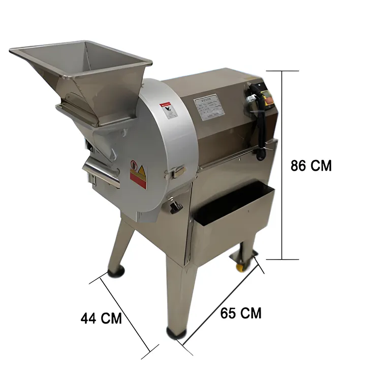 Commercial electric multifunctional vegetable dicing machine with different shapes