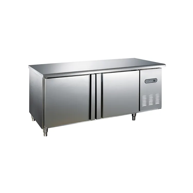 Commercial counter top freezer refrigerator counter table freezer stainless steel under counter freezer drawer