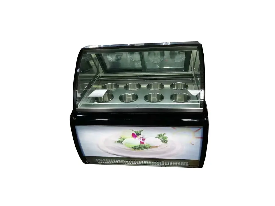 Gelato ice cream dipping cabinets/showcase freezers showcase ice cream table ice cream showcase - Refrigeration Equipment - 3