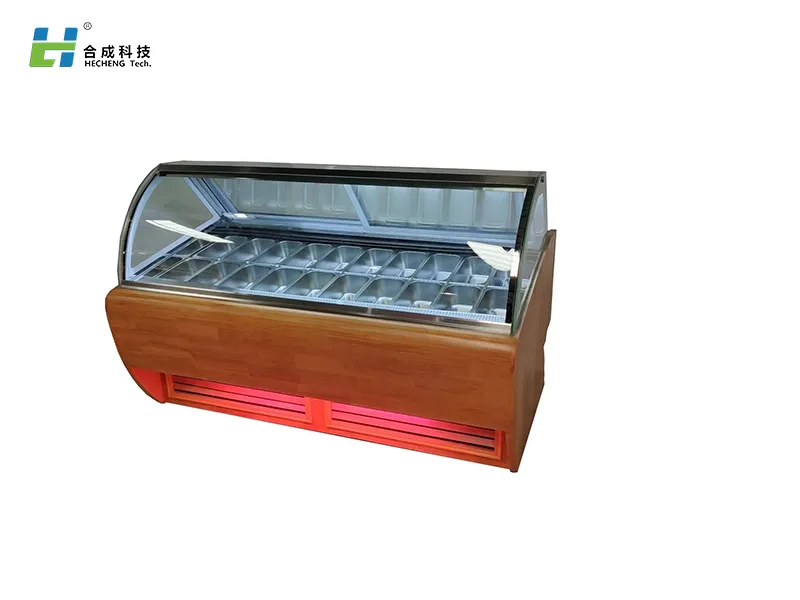 Gelato ice cream dipping cabinets/showcase freezers showcase ice cream table ice cream showcase - Refrigeration Equipment - 6