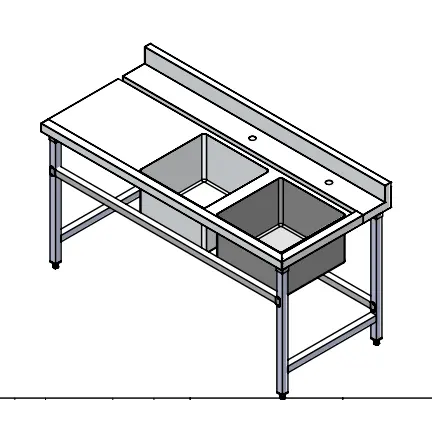 Customized Kitchen Dishwasher Work Table - Dishwasher Accessories - 2